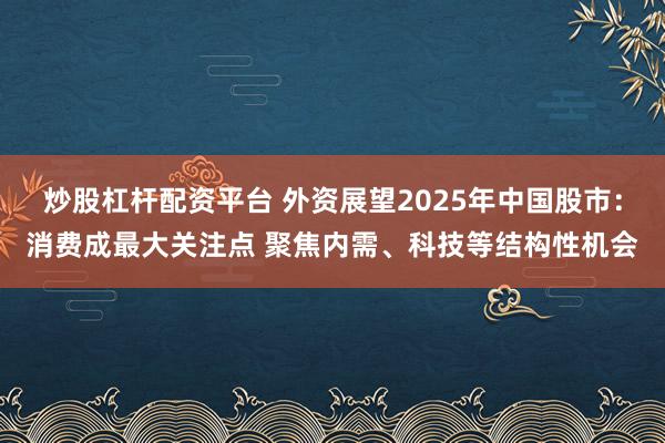 炒股杠杆配资平台 外资展望2025年中国股市：消费成最大关注点 聚焦内需、科技等结构性机会