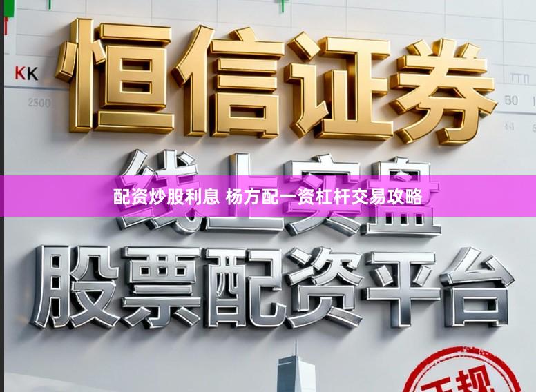 配资炒股利息 杨方配一资杠杆交易攻略
