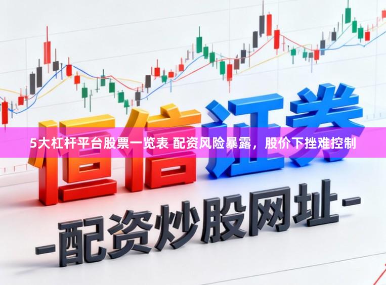 5大杠杆平台股票一览表 配资风险暴露，股价下挫难控制