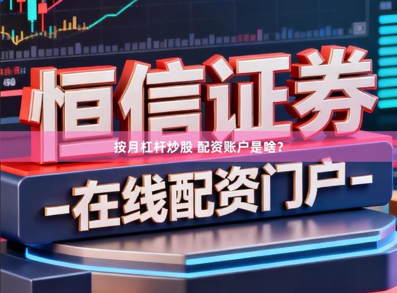 按月杠杆炒股 配资账户是啥？
